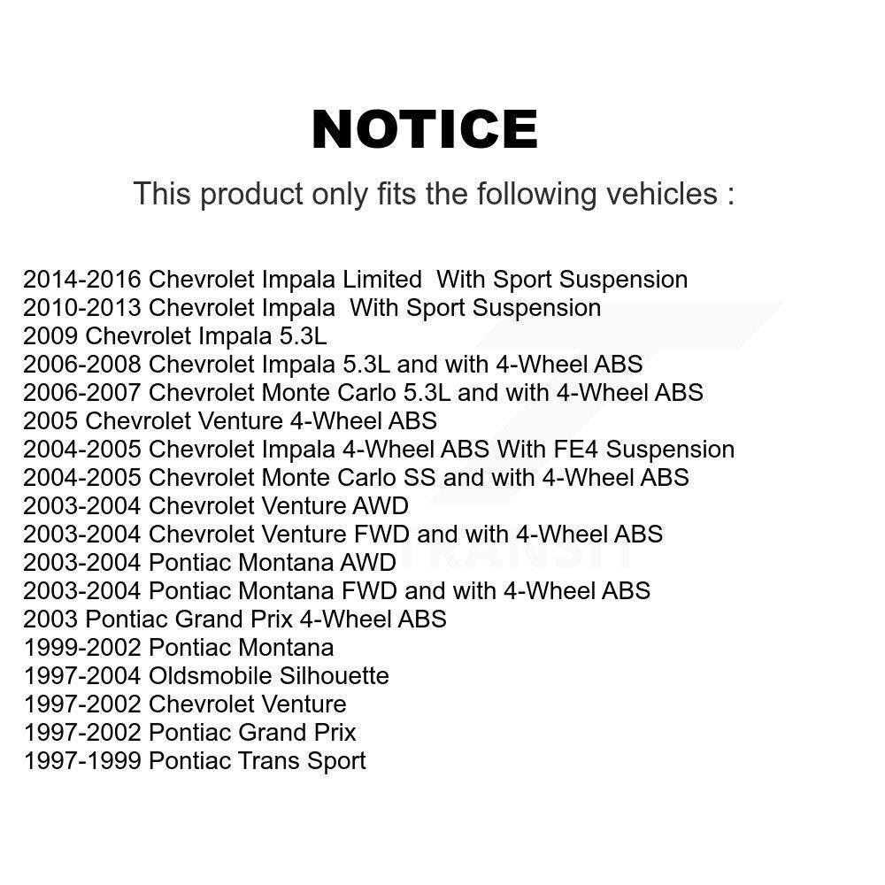Bearing Lower Ball Joint Outer Tie Rod Link Front Kit For Chevrolet Impala Grand