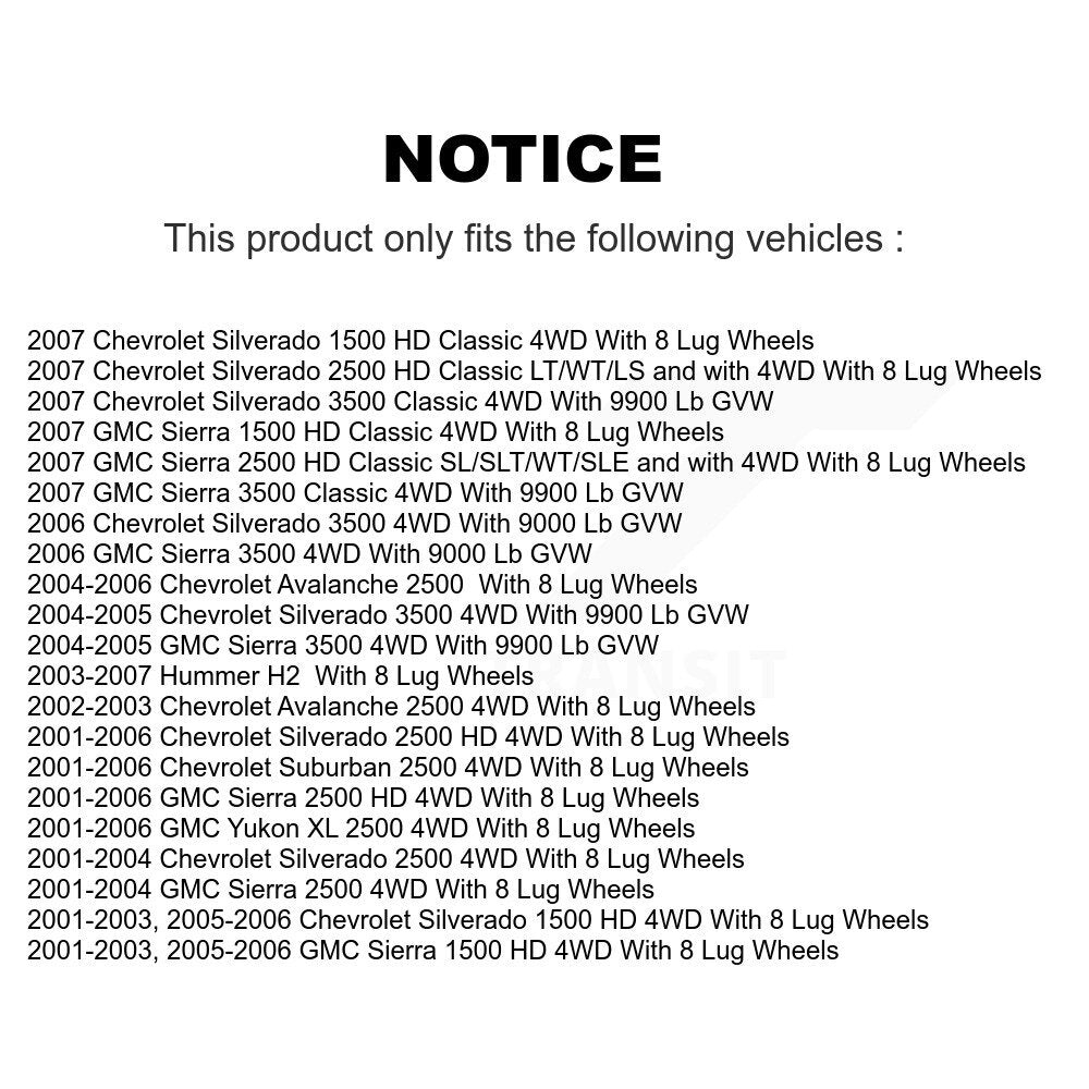 Bearing Upper Lower Ball Joint Outer Inner Tie Rod Link Front Kit (12Pc) For GMC