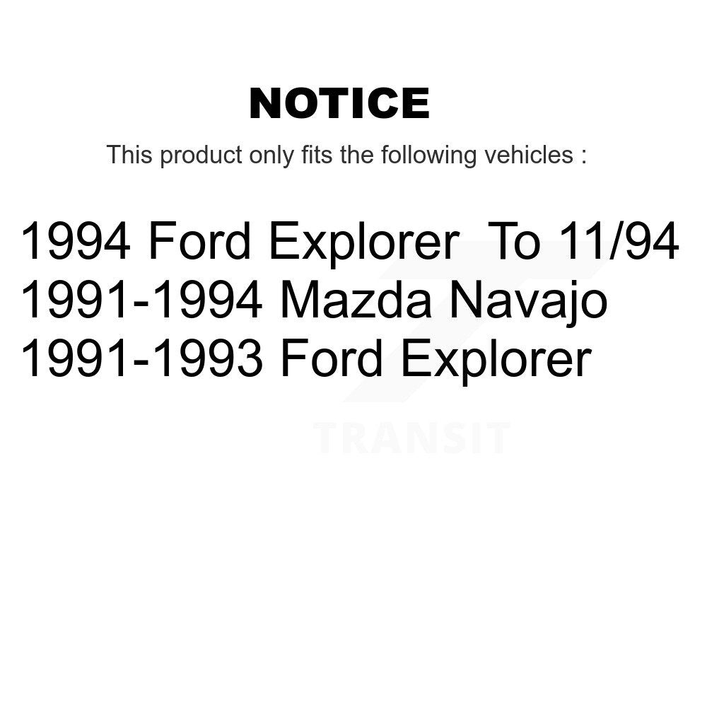 Suspension Shock Absorbers Front Rear Kit For Ford Explorer Mazda Navajo