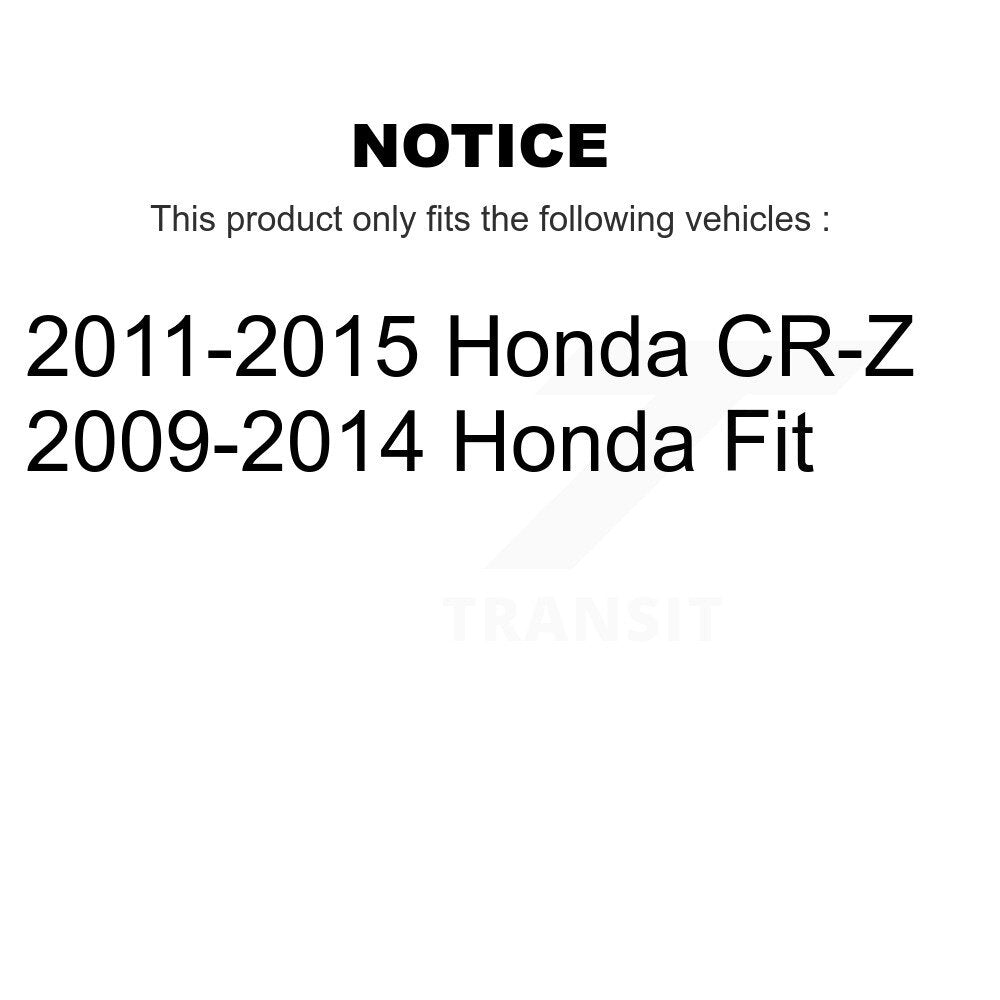 Suspension Shock Absorbers Rear Pair For Honda Fit CR-Z