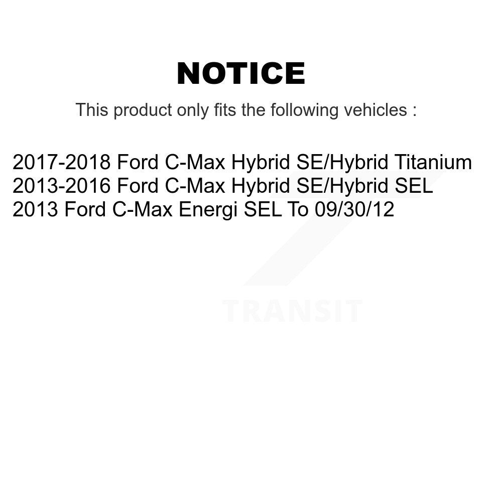 Suspension Struts And Shock Absorbers Front Rear Kit For Ford C-Max