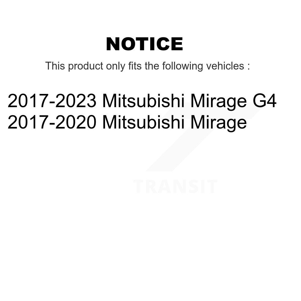 Drum Brake And Wheel Bearing Rear Kit For Mitsubishi Mirage G4