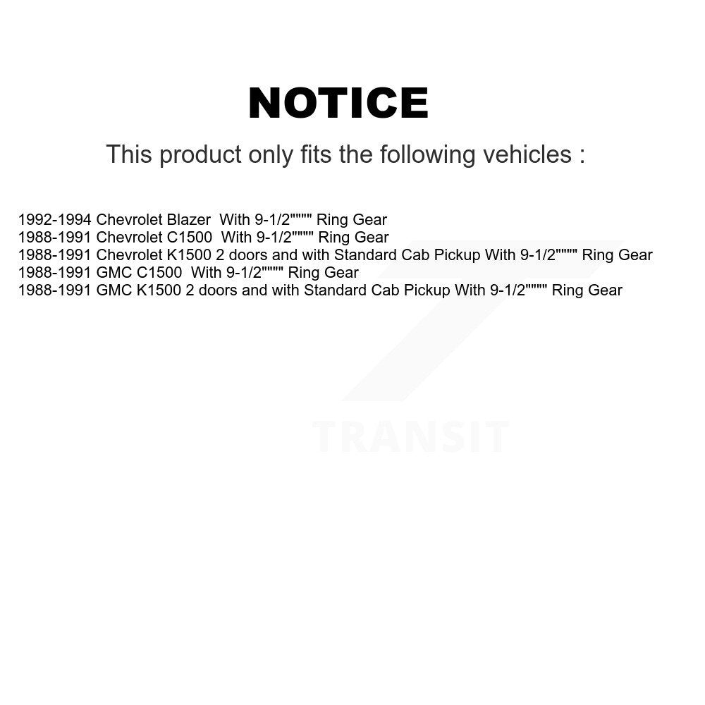 Brake Drum Shoes And Wheel Bearing Rear Kit For C1500 Chevrolet GMC K1500 Blazer