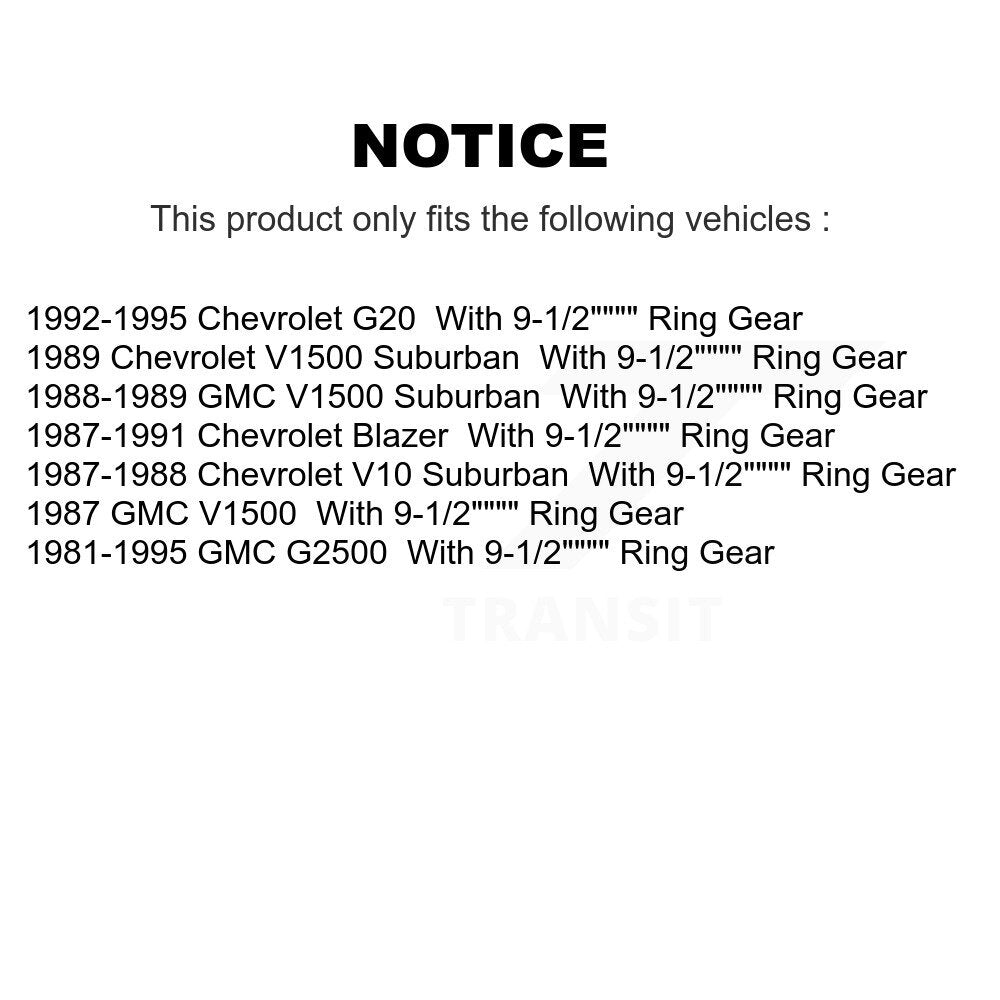 Drum Brake Shoe & Hardware Bearing Rear Kit For GMC G2500 Chevrolet G20 Blazer