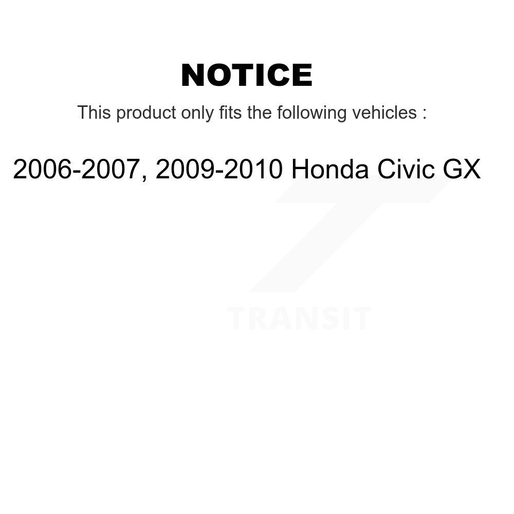 Drum Brake Shoe & Hardware And Hub Bearing Assembly Rear Kit For Honda Civic GX