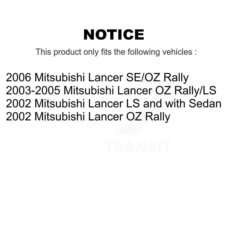 Drum Brake Shoe & Hardware And Wheel Hub Bearing Rear Kit For Mitsubishi Lancer