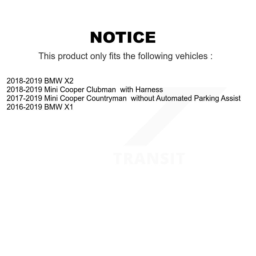 Wheel Hub Bearing Sensor Front Kit For BMW X1 Mini Cooper Countryman X2 Clubman
