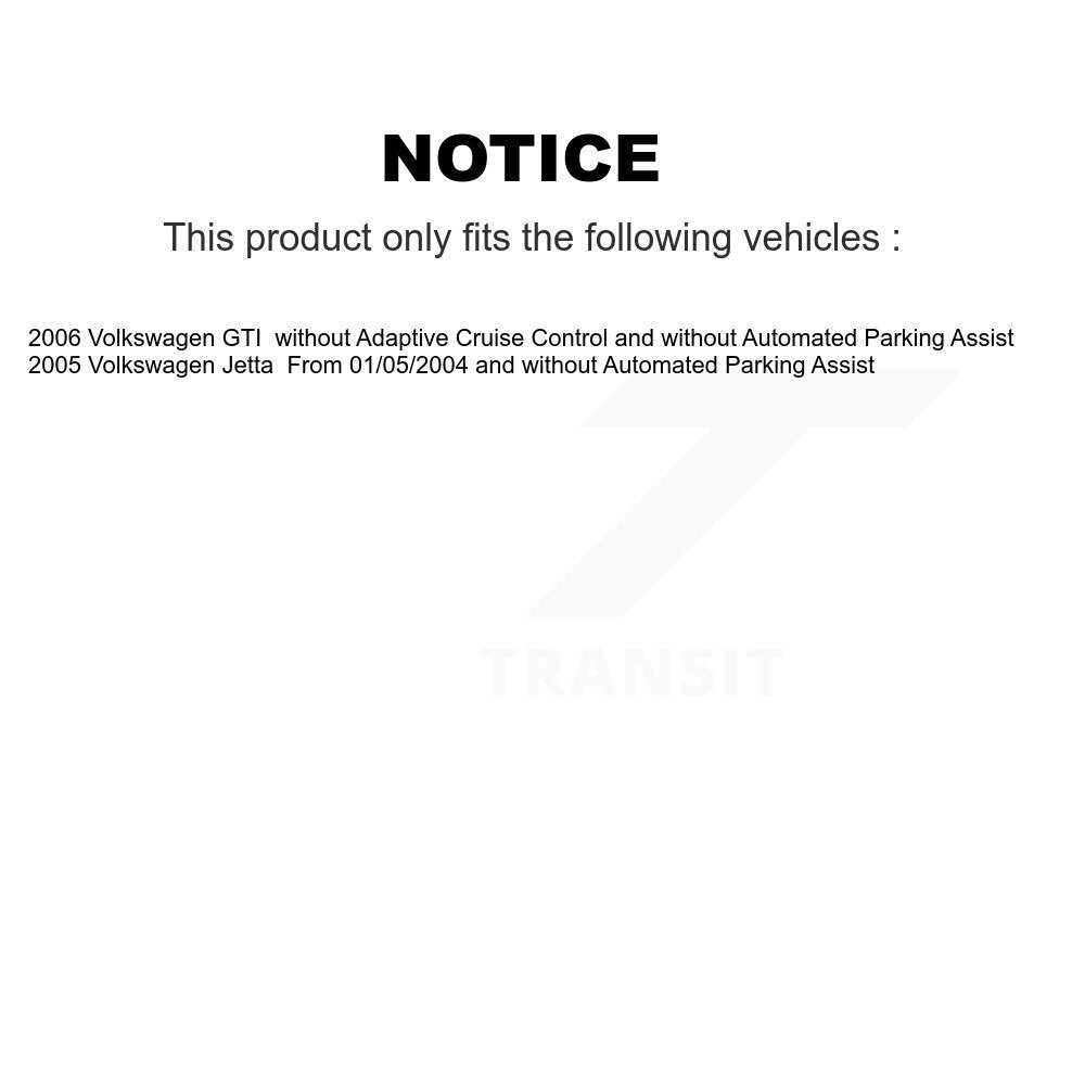 Wheel Bearing And ABS Sensor Front Kit For Volkswagen Jetta GTI
