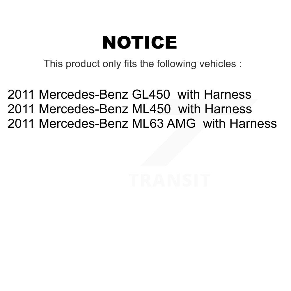 Wheel Bearing Sensor Front Rear Kit For Mercedes-Benz GL550 GL450 ML63 AMG ML450