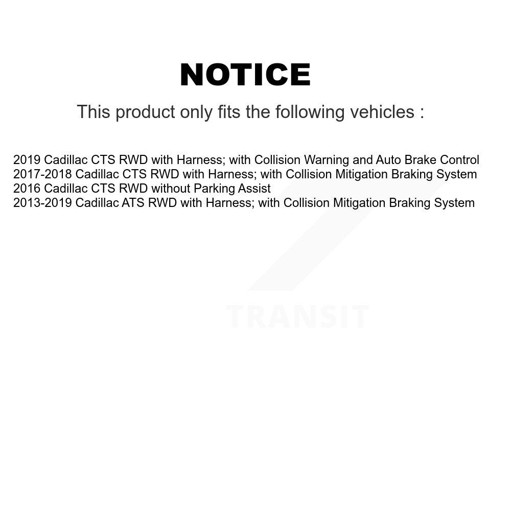 Wheel Hub Bearing And ABS Sensor Front Kit For Cadillac ATS CTS RWD