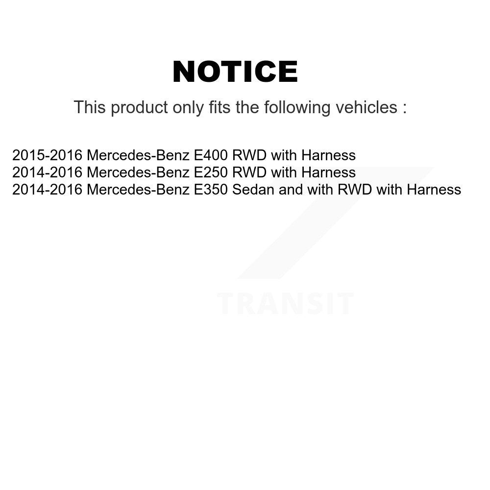 Wheel Hub Bearing Sensor Front Kit For Mercedes-Benz E400 E350 E250 with Harness