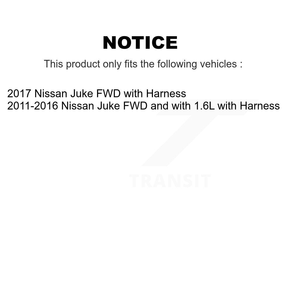 Wheel Hub Bearing And ABS Sensor Rear Kit For Nissan Juke with Harness