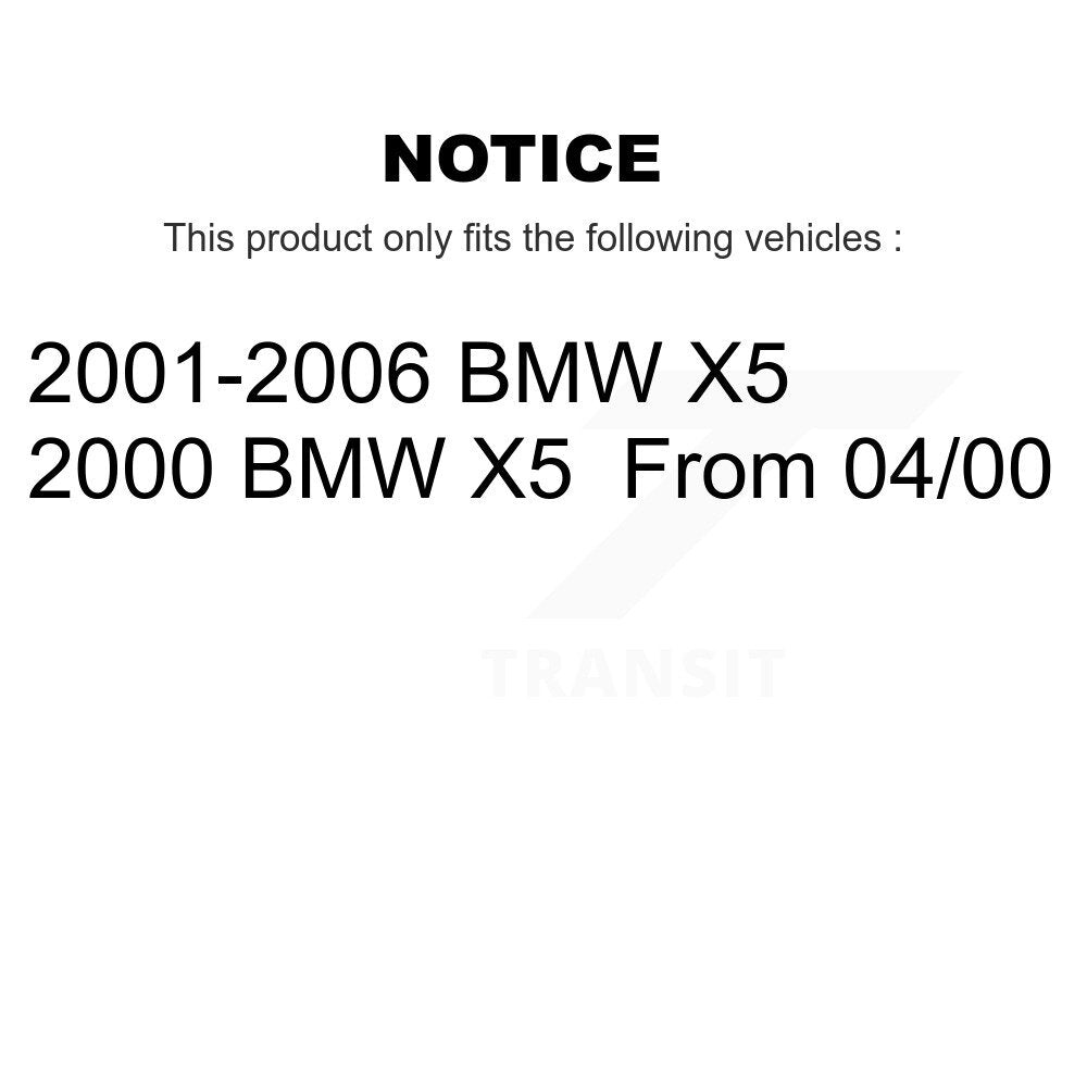 Wheel Bearing And Tie Rod End Front Kit For BMW X5