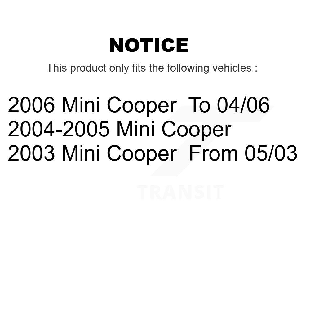 Wheel Bearing And Tie Rod End Front Kit For Mini Cooper