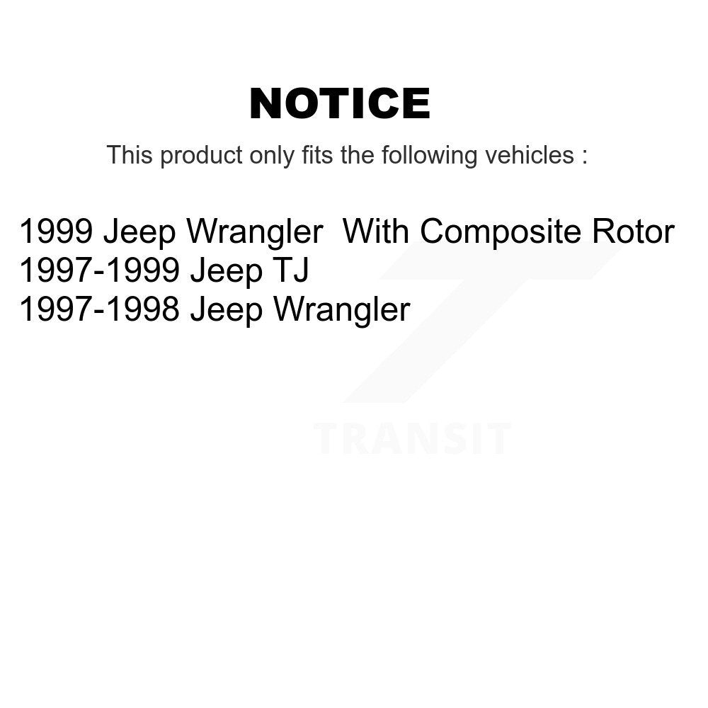 Hub Bearing Assembly And Link Front Kit For Jeep Wrangler TJ