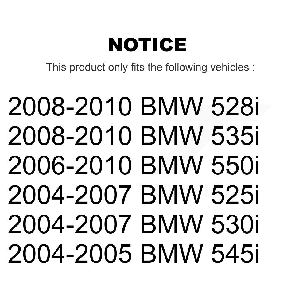 Hub Bearing Assembly And Link Front Kit For BMW 530i 525i 528i 550i 545i 535i
