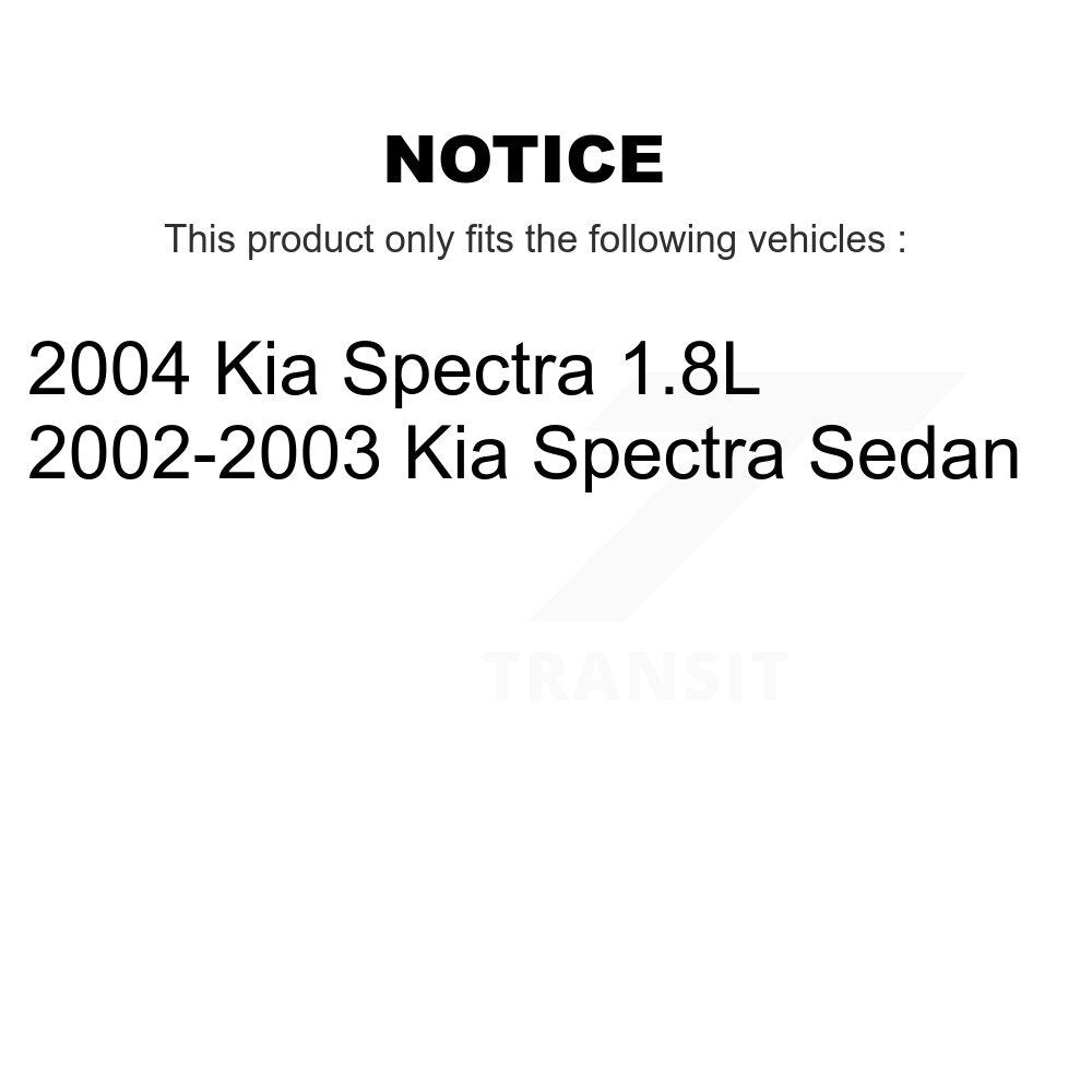 Wheel Bearing And Link Front Kit For Kia Spectra