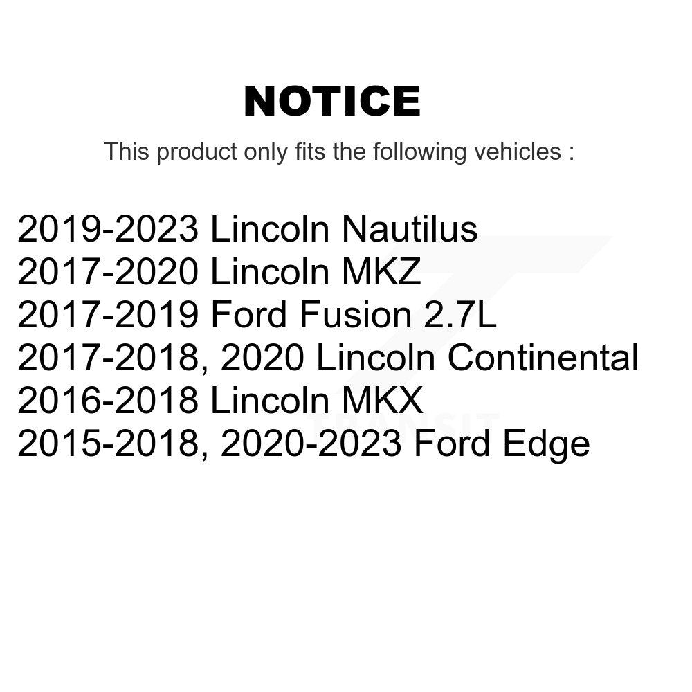 Wheel Bearing & Tie Rod End Front Kit For Ford Edge Fusion Lincoln Nautilus MKX