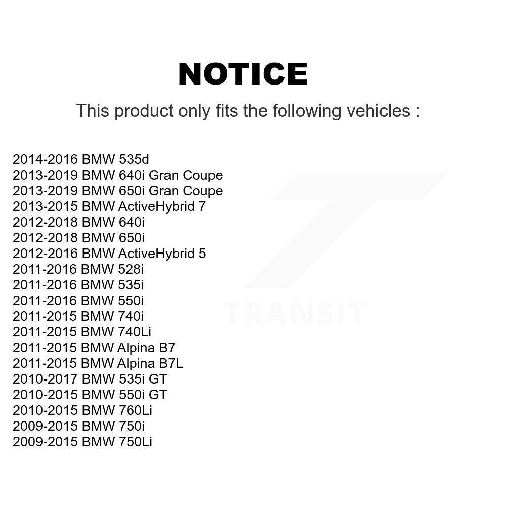 Wheel Bearing Tie Rod End Front Kit For BMW 528i 650i 535i 750Li 750i 550i 640i