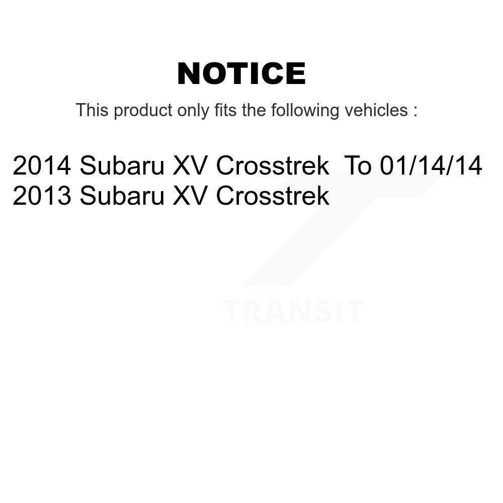 Bearing Lower Control Arm Ball Joint Link Front Left Kit For Subaru XV Crosstrek