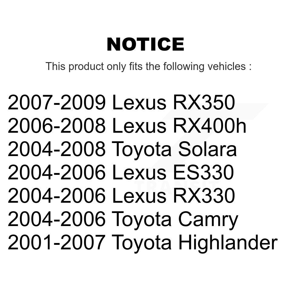 Bearing Lower Ball Joint Link Front Right Kit For Toyota Lexus Camry Highlander