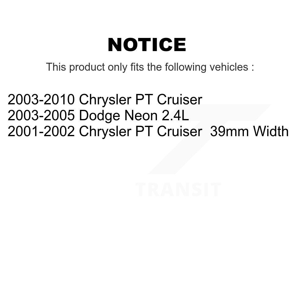 Bearing Lower Control Arm And Link Front Right Kit For Chrysler PT Cruiser Dodge