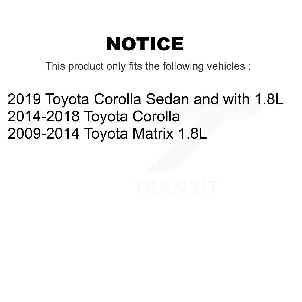 Bearing Lower Ball Joint Tie Rod Link Front Kit (5Pc) For Toyota Corolla Matrix