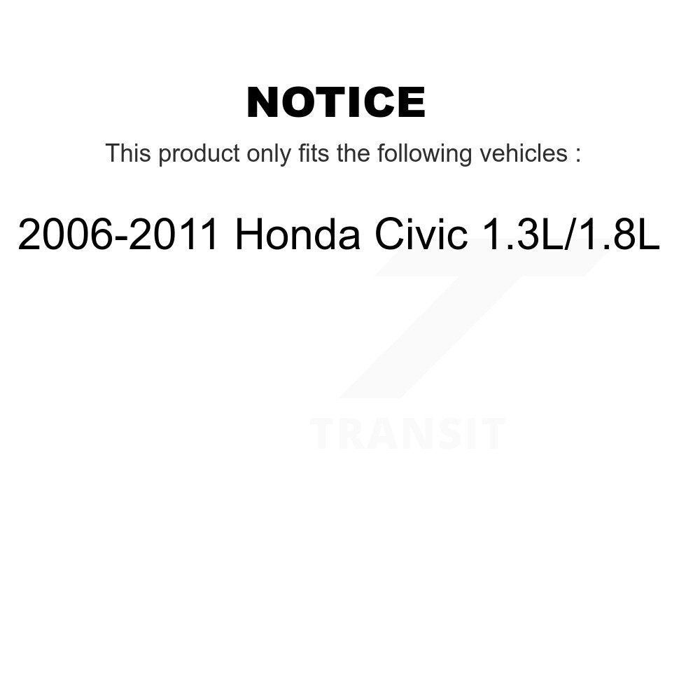 Bearing Lower Control Arm Outer Tie Rod End Link Front Left Kit For Honda Civic