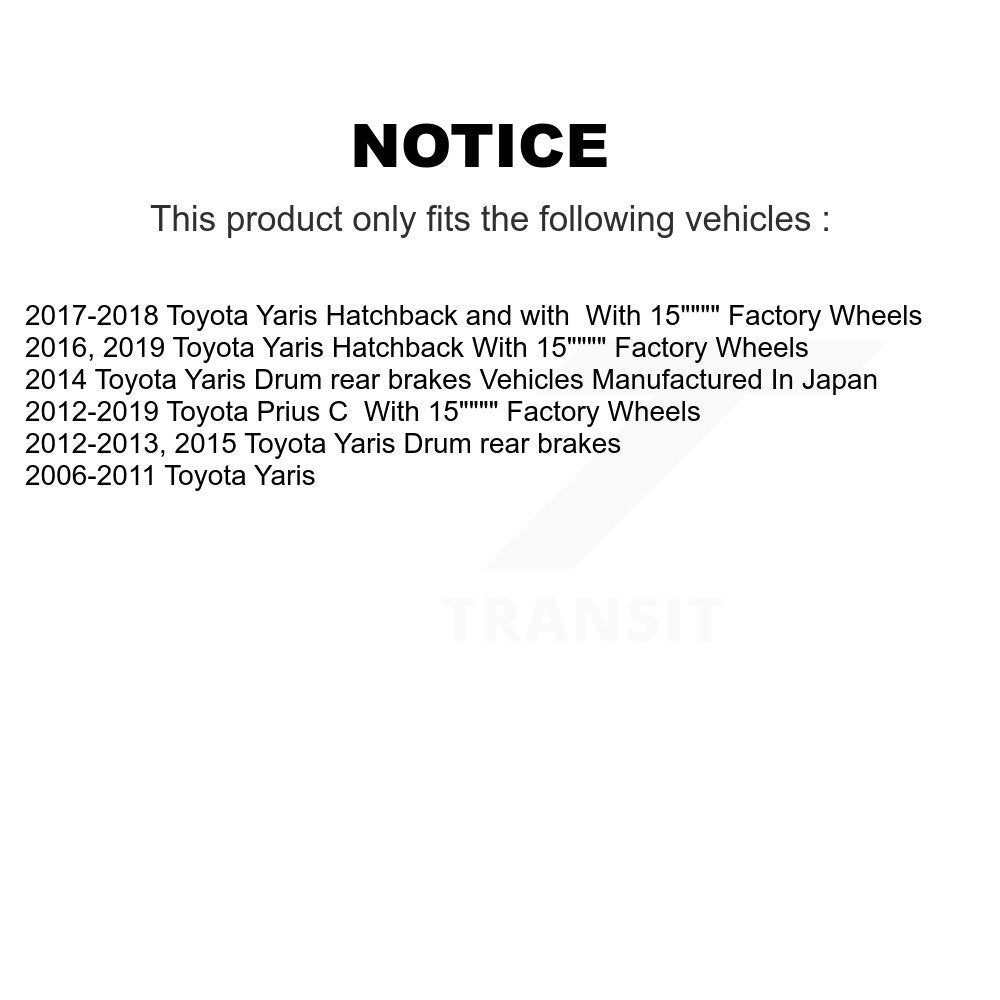 Bearing Lower Control Arm Outer Tie Rod & Link Front Left Kit For Toyota Yaris C