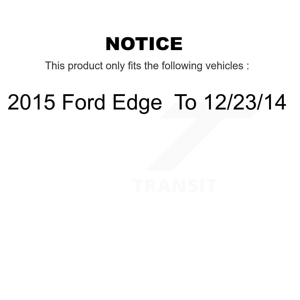 Wheel Bearing Lower Control Arm Tie Rod Link Front Right Kit (5Pc) For Ford Edge