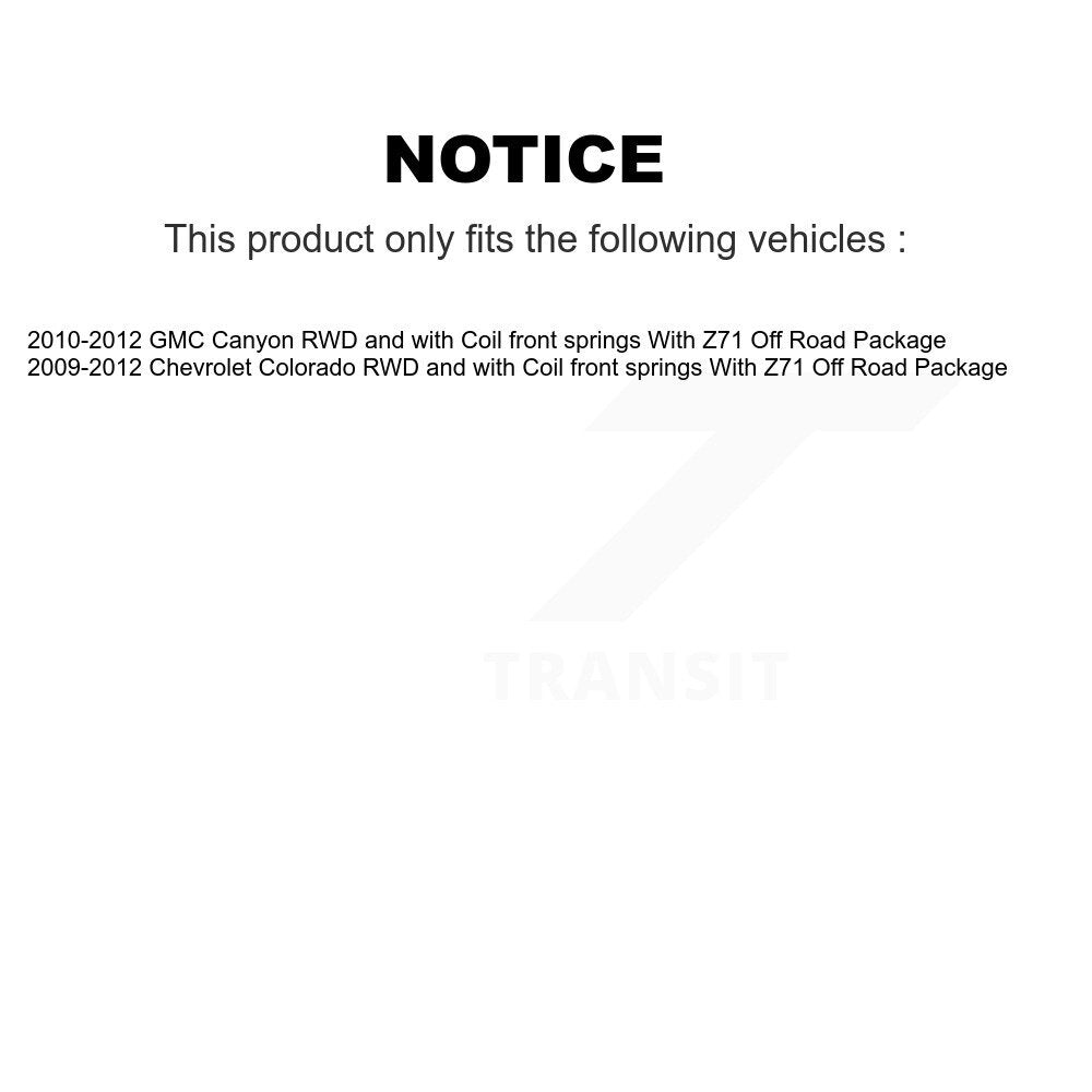 Bearing Upper Lower Ball Joint & Link Front Left Kit For Chevrolet Colorado GMC