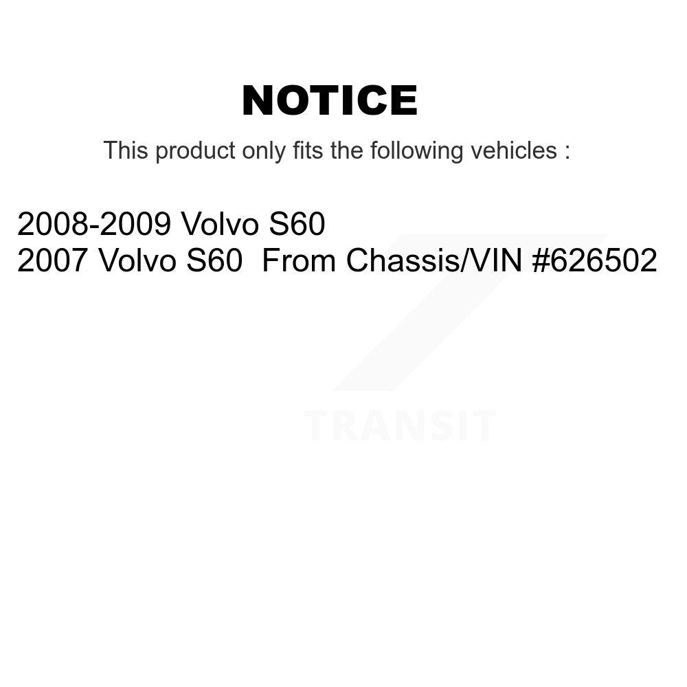 Hub Bearing Lower Ball Joint Outer Tie Rod End Link Front Left Kit For Volvo S60