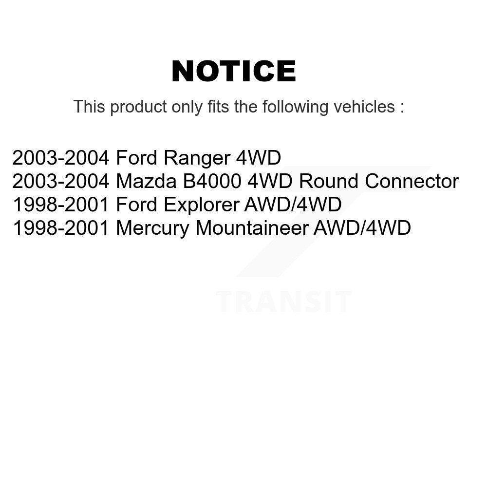 Bearing Lower Ball Joint Tie Rod & Link Front Kit (5Pc) For Ford Ranger Explorer