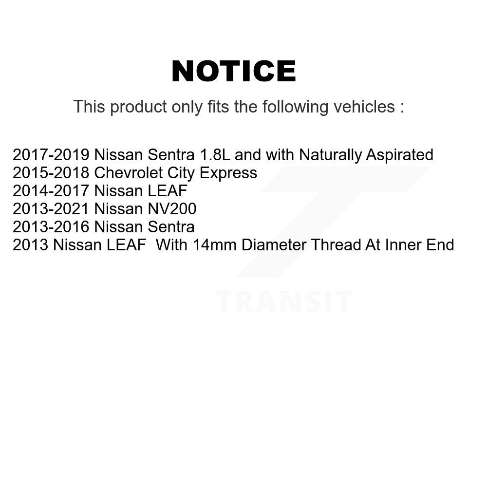 Bearing Lower Ball Joint Tie Rod & Link Front Right Kit (5Pc) For Nissan Sentra
