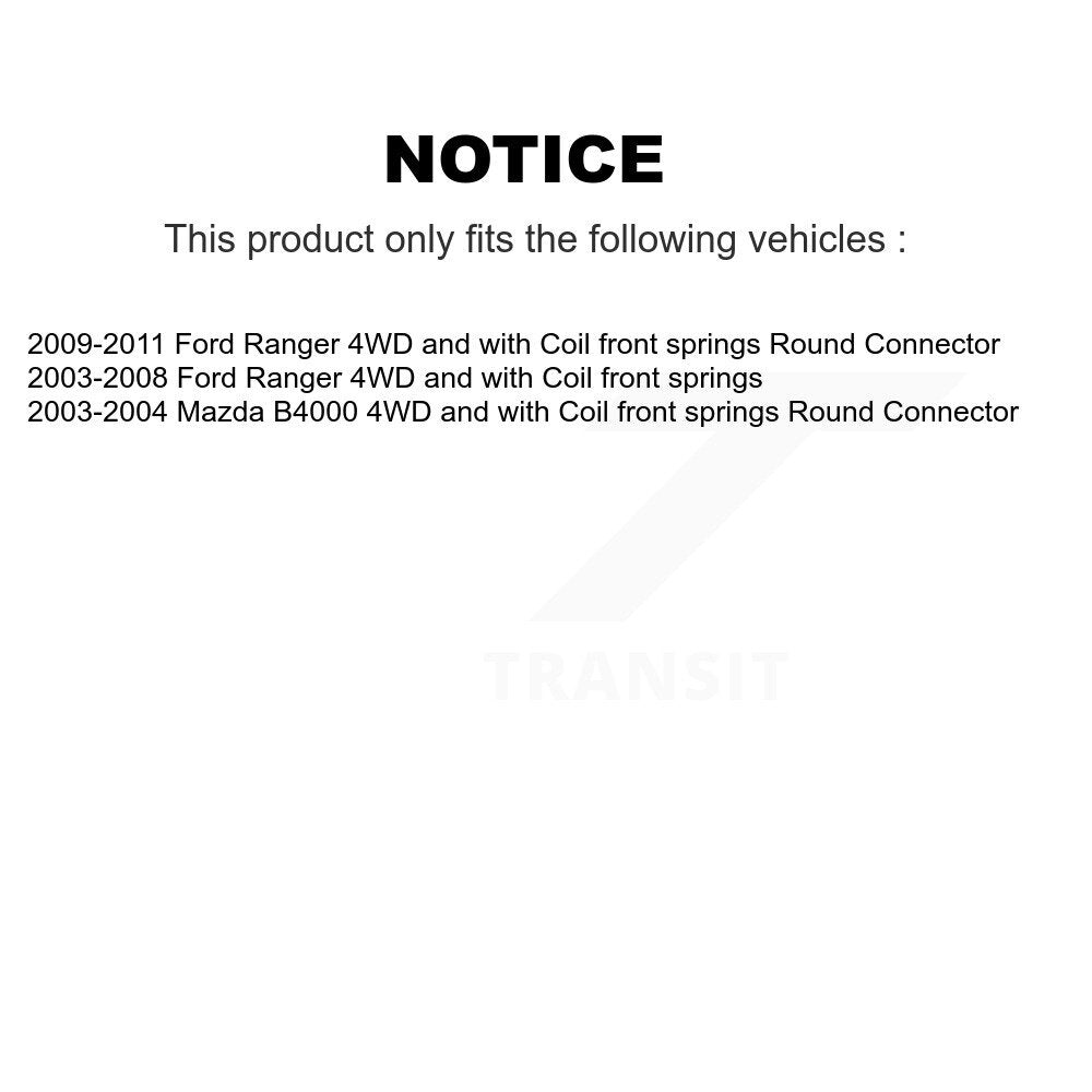 Bearing Upper Arm Lower Ball Joint Outer Tie Rod & Link Front Left Kit For Ford