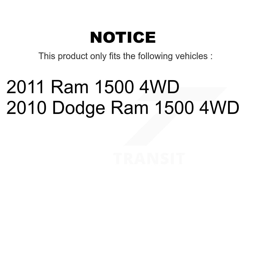 Bearing Lower Control Arm Upper Ball Joint Tie Rod & Link Front Left Kit For Ram