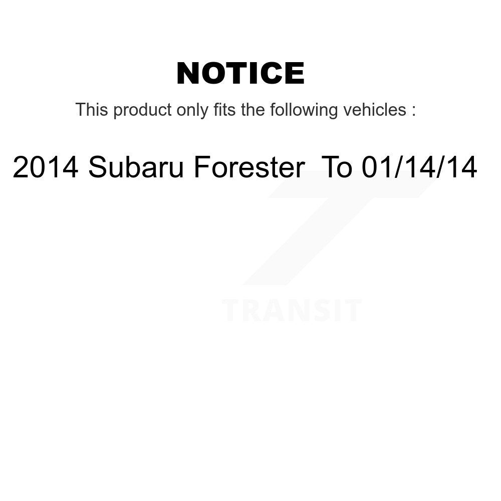 Bearing Lower Control Arm Outer Tie Rod Link Front Right Kit For Subaru Forester