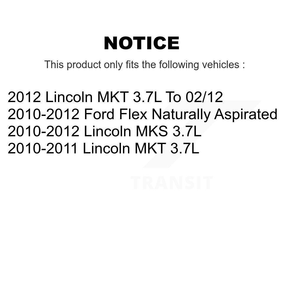 Bearing Lower Control Arm Tie Rod & Link Front Right Kit (5Pc) For Ford Flex MKS