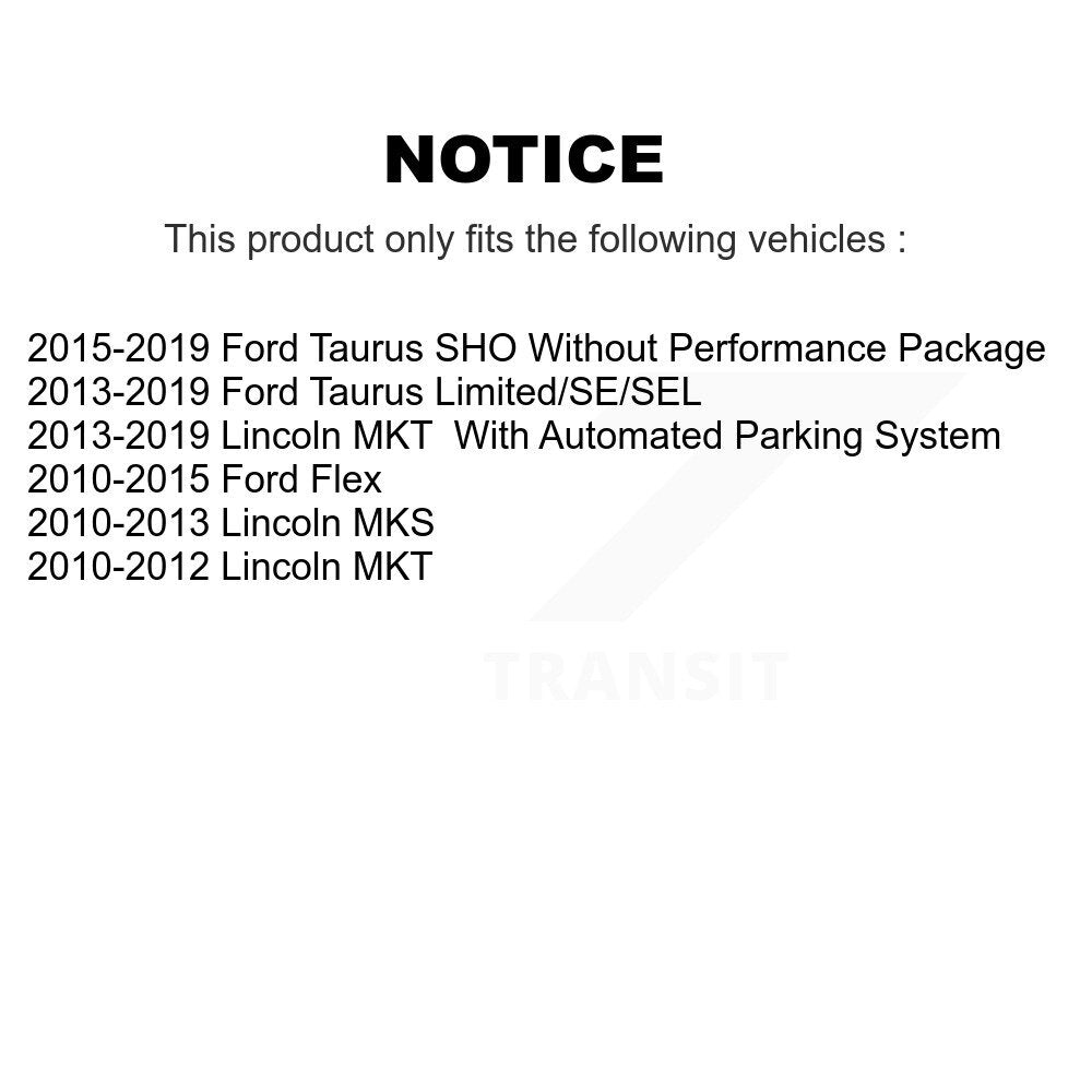 Bearing Lower Control Arm Outer Tie Rod & Link Front Right Kit For Ford Flex MKT