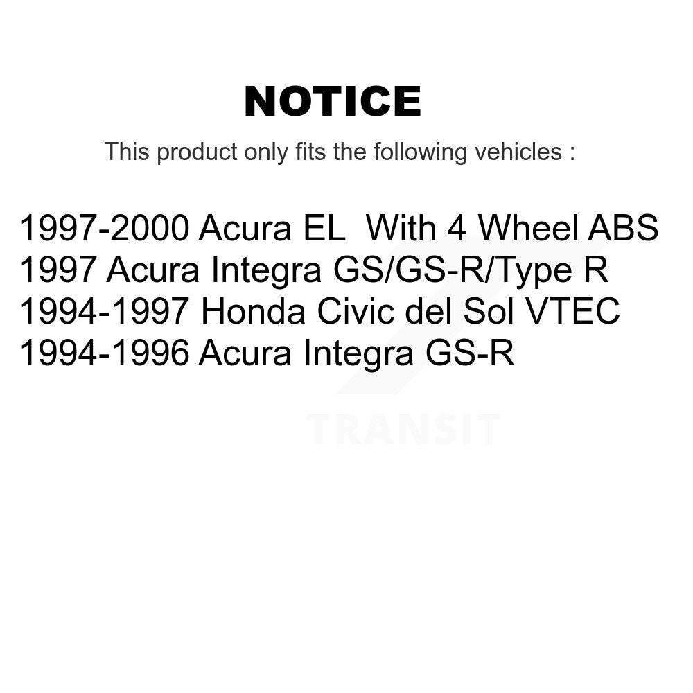 Bearing Lower Ball Joint Outer Inner Tie Rod Link Front Kit (10Pc) For Acura EL