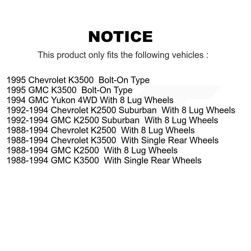 Bearing Lower Ball Joint Outer Tie Rod & Link Front Kit For K2500 Chevrolet GMC