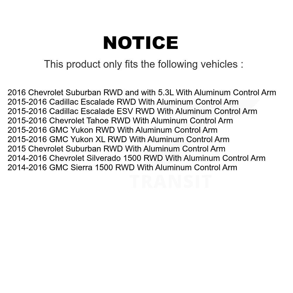 Bearing Lower Ball Joint Outer Tie Rod Link Front Kit For GMC Sierra 1500 Tahoe