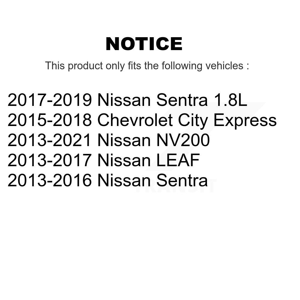 Bearing Lower Ball Joint & Link Front Kit For Nissan Sentra NV200 LEAF Chevrolet