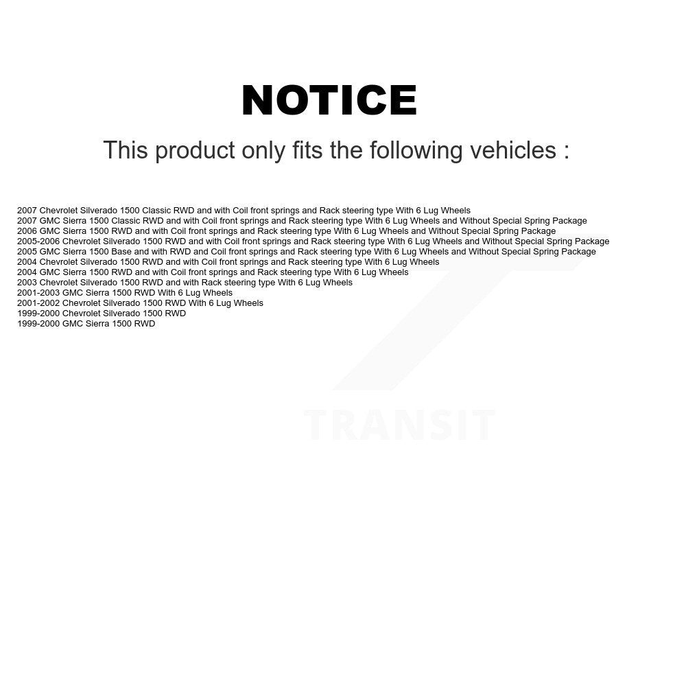 Bearing Upper Lower Ball Joint Outer Inner Tie Rod Link Front Kit (12Pc) For GMC