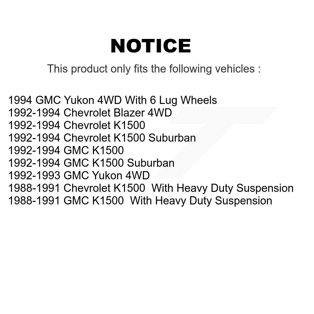 Bearing Upper Lower Ball Joint & Link Front Kit For K1500 Chevrolet GMC Suburban