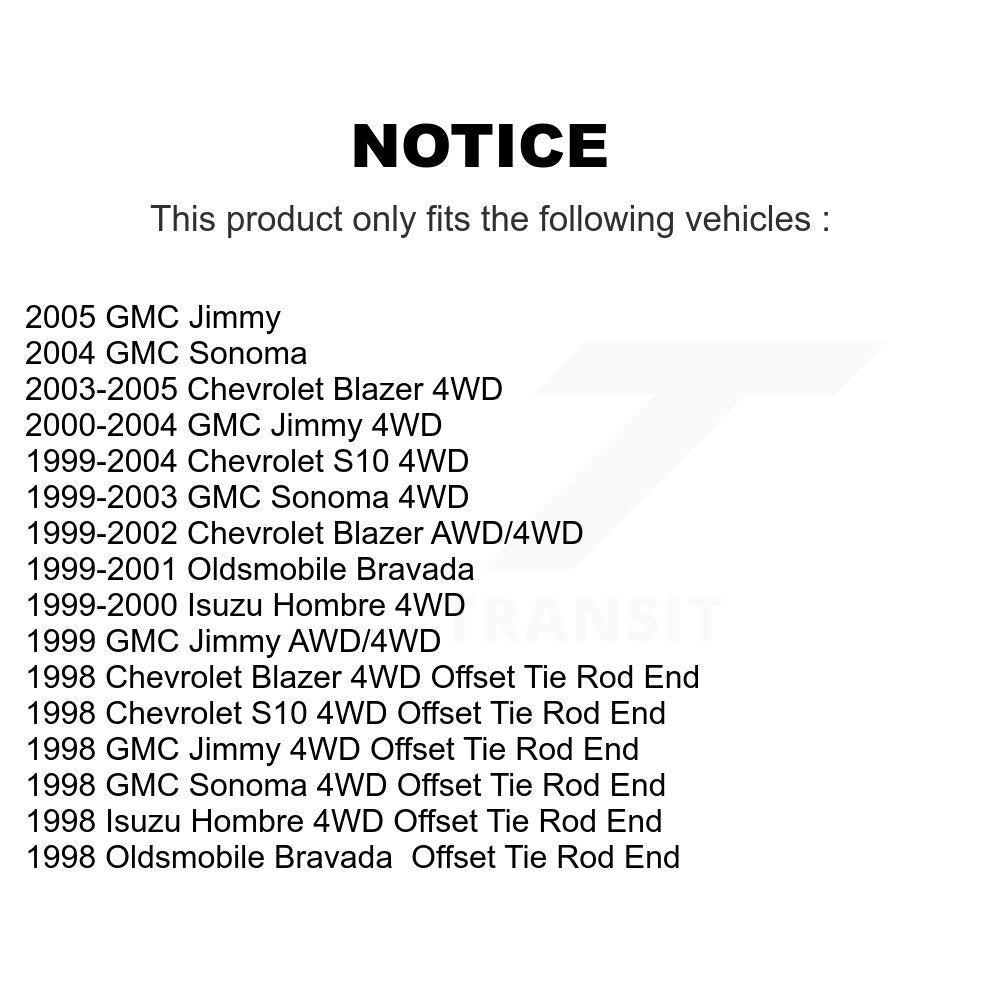 Bearing Upper Control Arm Lower Ball Joint Outer Tie Rod Link Front Kit For GMC
