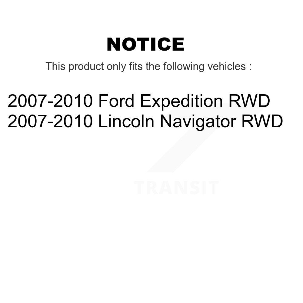 Bearing Lower Upper Control Arm Outer Tie Rod Link Front Kit (10Pc) For Ford RWD