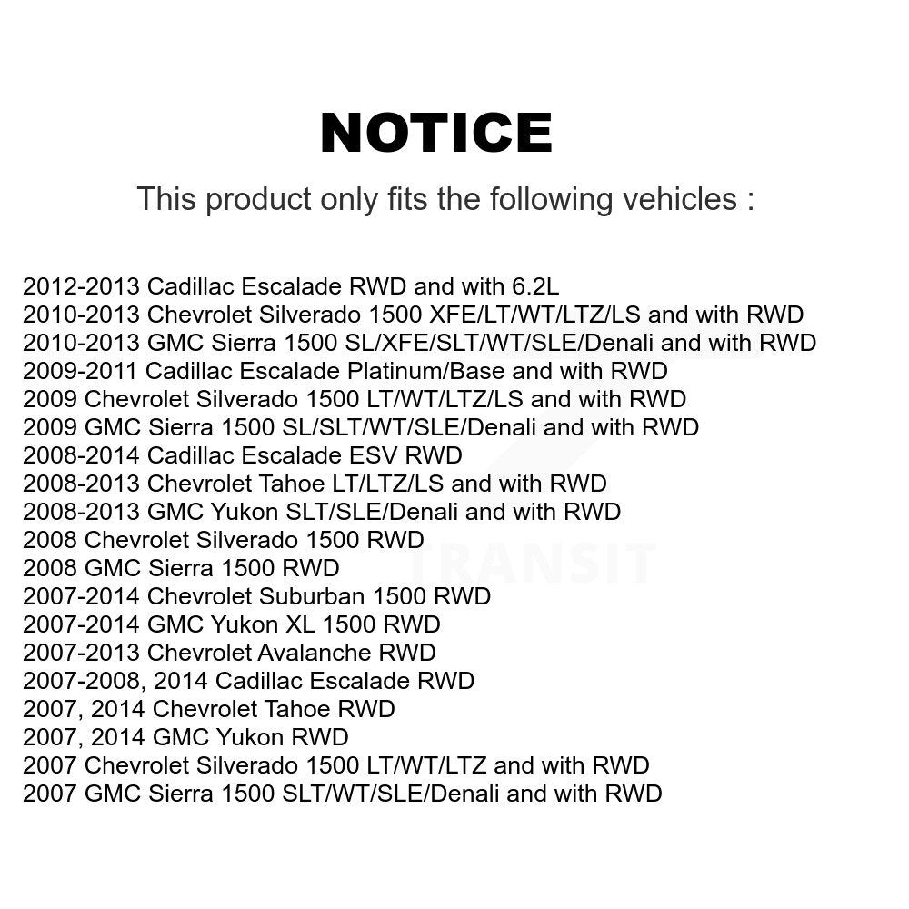 Bearing Lower Upper Control Arm Outer Tie Rod Link Front Kit (10Pc) For GMC 1500