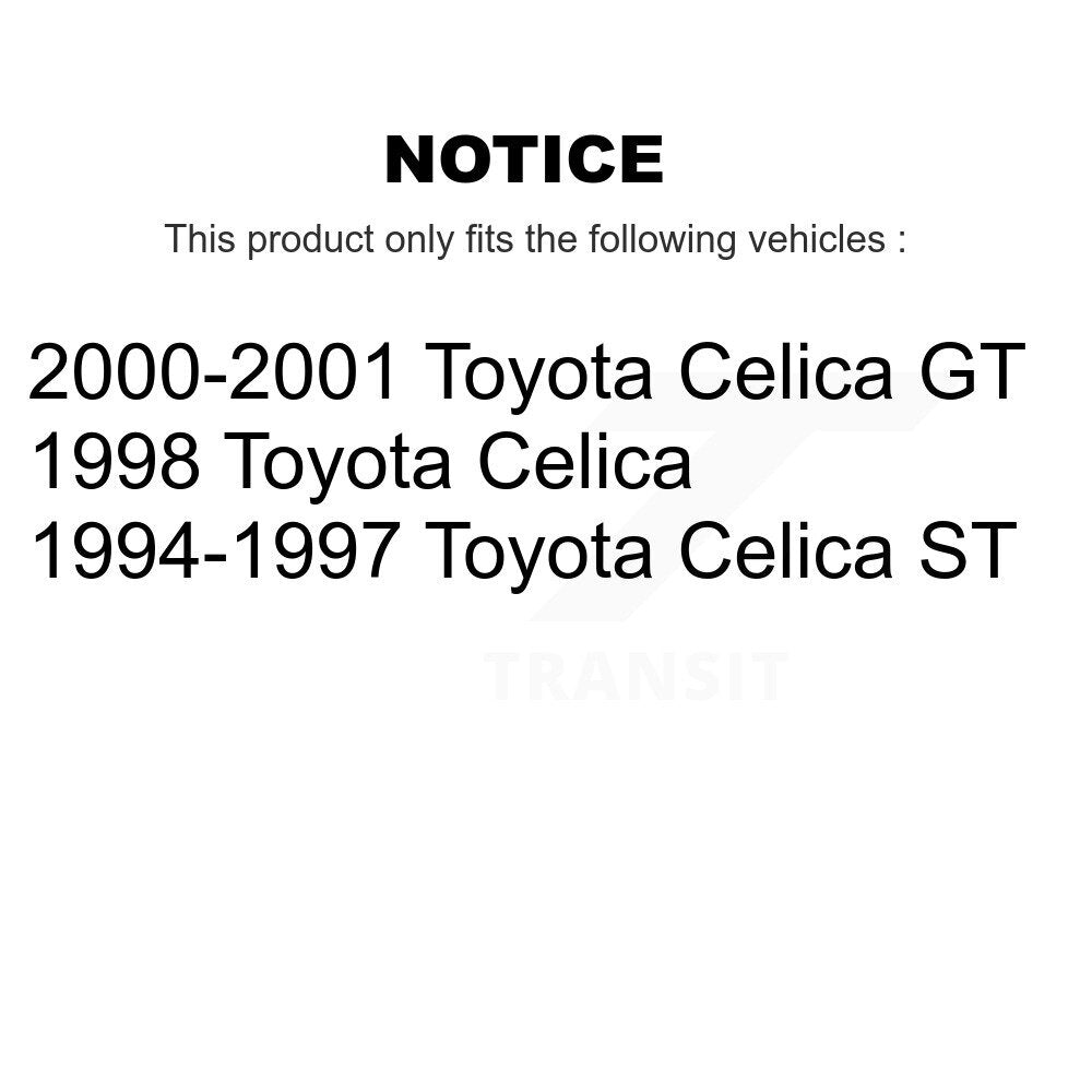 Disc Brake Rotors Front Pair For Toyota Celica
