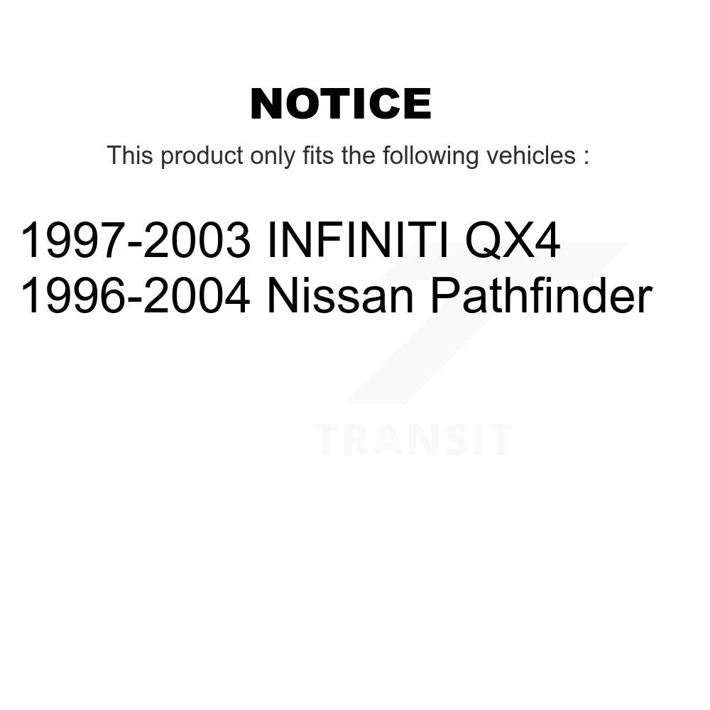 Brake Drums Rear Pair For Nissan Pathfinder INFINITI QX4